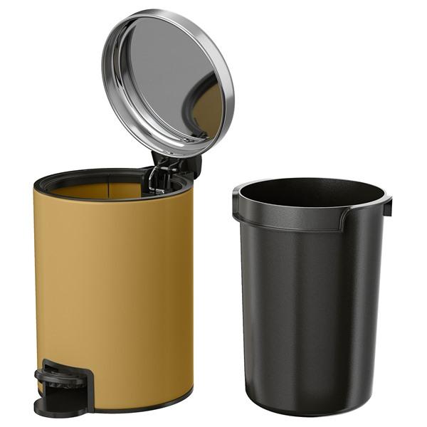 [IKEA/イケア/通販]EKOLN エーコルンゴミ箱, ダークイエロー,3 l[B](80618244) |  | 01