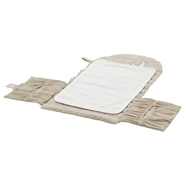 [IKEA/イケア/通販]LEN レーンベビーケアマット, ベージュ/水玉模様 折りたたみ式,70x35 cm[B](80625107) |  | 01