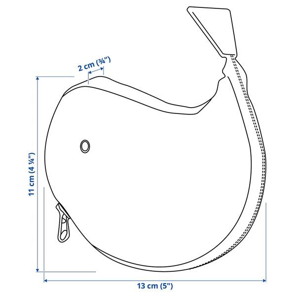 [IKEA/イケア/通販]ROMELSON ロメルソーンアクセサリーバッグ, クジラ模様,13x2x11 cm[A](80632787) |  | 03
