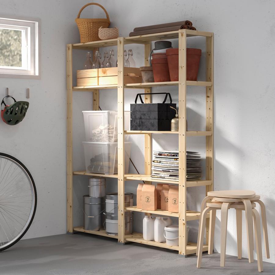 [IKEA/イケア/通販]HEJNE ヘイネ 2セクション, エンドプロテクター付き/ソフトウッド, 154x31x172 cm[12](89031418) |  | 01