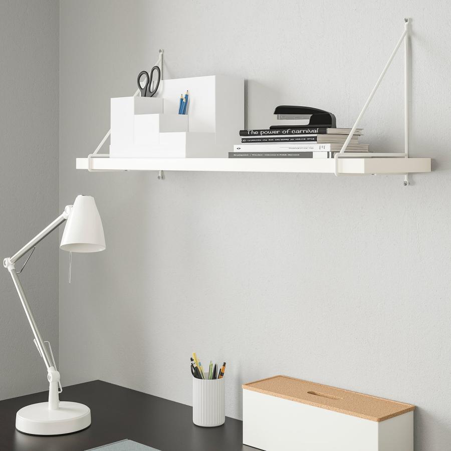 [IKEA/イケア/通販]BERGSHULT ベリスフルト / PERSHULT ペルスフルト ウォールシェルフ, ホワイト/ホワイト, 80x20 cm[3](89290732) |  | 01