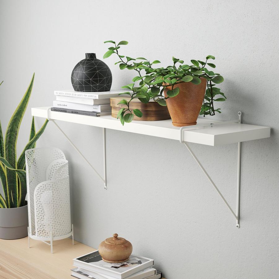 [IKEA/イケア/通販]BERGSHULT ベリスフルト / PERSHULT ペルスフルト ウォールシェルフ, ホワイト/ホワイト, 80x20 cm[3](89290732) |  | 02
