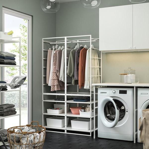 [IKEA/イケア/通販]JONAXEL ヨナクセルワードローブコンビネーション, ホワイト,99x51x173 cm[3](89297658) |  | 01