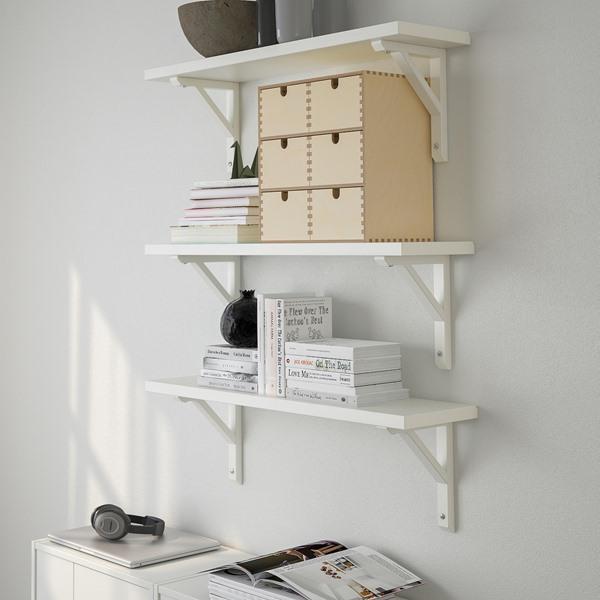 【IKEA/イケア/通販】TRANHULT トランフルト / SANDSHULT サンドスフルト ウォールシェルフコンビネーション, ホワイトステイン…[9](89336339) |  | 02