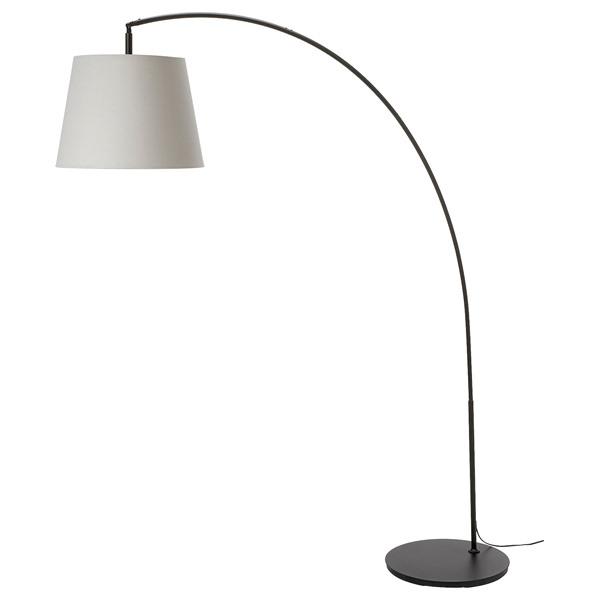 【IKEA/イケア/通販】SKOTTORP スコットルプ / SKAFTET スカフテート フロアランプ、アーチ型, ライトグレー…[DD](89387545) | 