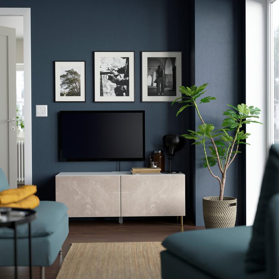 IKEA/イケア/通販]BESTA ベストー テレビ台 扉付き, ホワイト/ベリス