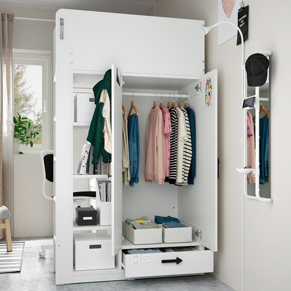 IKEA/イケア/通販】SMASTAD スモースタード ロフトベッド, ホワイト 