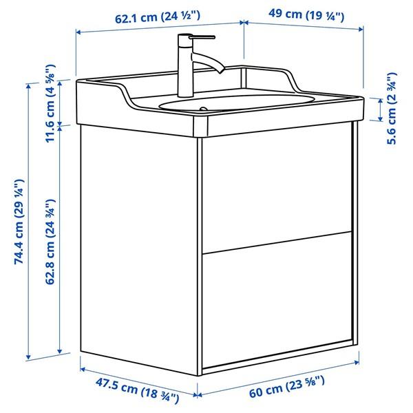 [IKEA/イケア/通販]TANNFORSEN テンフォルセン / RUTSJON ルートショーン洗面台 引き出し付き/洗面ボウル……[5](89516689) |  | 05