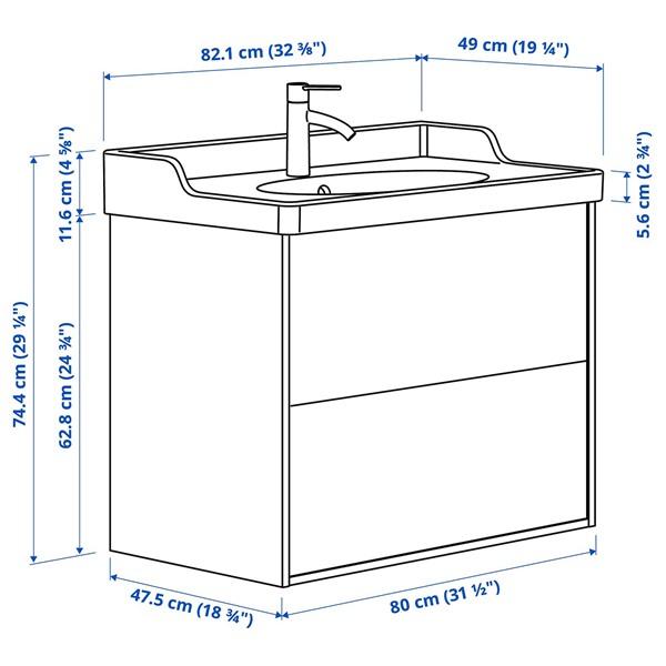 [IKEA/イケア/通販]TANNFORSEN テンフォルセン / RUTSJON ルートショーン洗面台 引き出し付き/洗面ボウル……[5](89521148) |  | 05