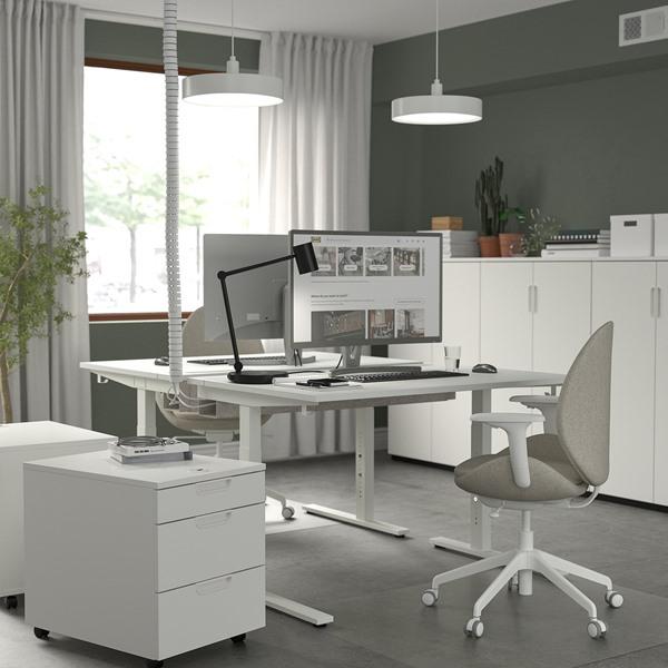 [IKEA/イケア/通販]MITTZON ミッツォーンデスク, ホワイト,120x80 cm[3](89526037) |  | 04