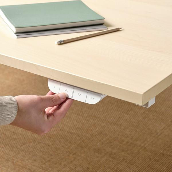 [IKEA/イケア/通販]MITTZON ミッツォーンデスク 昇降式, 100V バーチ材突き板/ホワイト,120x60 cm[4](89526495) |  | 07