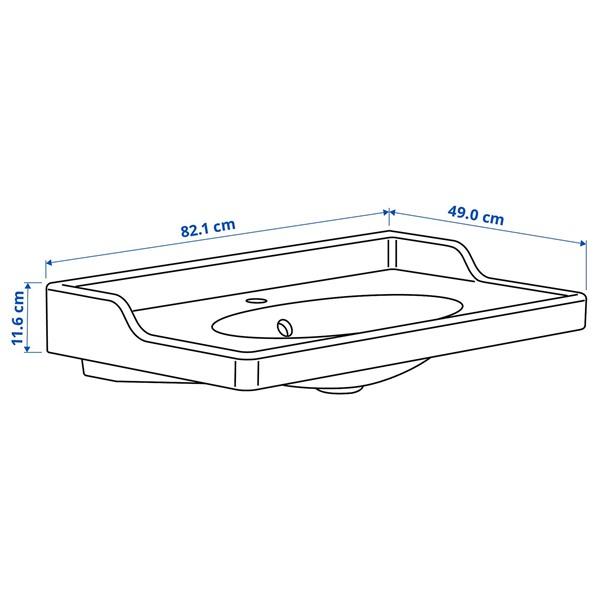 [IKEA/イケア/通販]RUTSJON ルートショーン洗面ボウル 排水トラップ付き, ホワイト,82x49 cm[FC](89527683) |  | 03