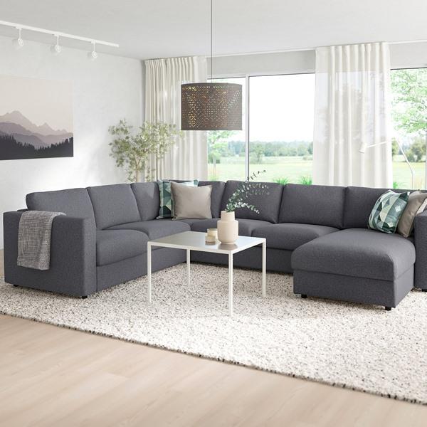 [IKEA/イケア/通販]VIMLE ヴィムレ5人掛けコーナーソファベッド、寝椅子付き, グンナレド ミディア……[14](89545267) |  | 03
