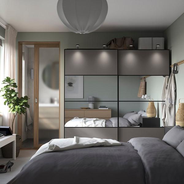 [IKEA/イケア/通販]PAX パックス / MEHAMN/AULI メーハムン/アウリワードローブコンビネーション, ダー……[13](89561375) |  | 03