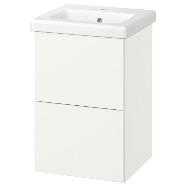 [IKEA/イケア/通販]ENHET エーンヘート / TVALLEN トヴェレン洗面台 引き出し/洗面ボウル付き, ホワイト,44x43x65 cm[3](89616207) | 