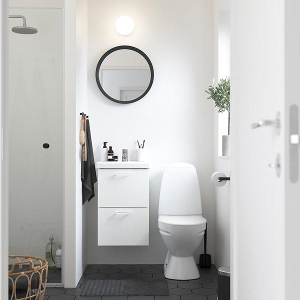 [IKEA/イケア/通販]ENHET エーンヘート / TVALLEN トヴェレン洗面台 引き出し/洗面ボウル付き, ホワイト,44x43x65 cm[3](89616207) |  | 01