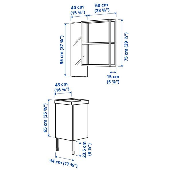 [IKEA/イケア/通販]ENHET エーンヘートバスルーム, ホワイト,44x43x87 cm[6](89616212) |  | 04