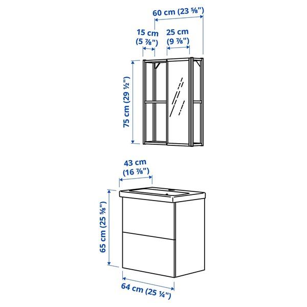 [IKEA/イケア/通販]ENHET エーンヘートバスルーム, チャコール/ホワイト,64x43x65 cm[5](89616226) |  | 03
