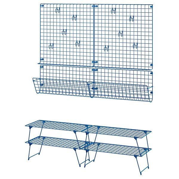 [IKEA/イケア/通販]GREJIG グレイグ玄関用家具8点セット, ブルー[8](89622623) | 