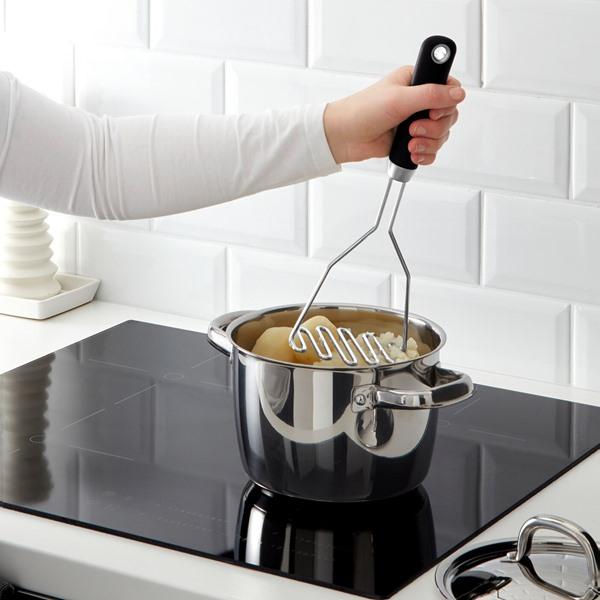 [IKEA/イケア/通販]IKEA 365+ HJALTE IKEA 365+ イェルテ ポテトマッシャー, ステンレススチール/ブラック[A](90163323) |  | 01