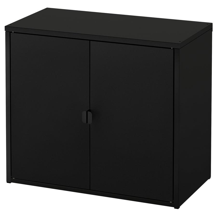 [IKEA/イケア/通販]BROR ブロール キャビネット 扉2枚付, ブラック[D](90340199) | 