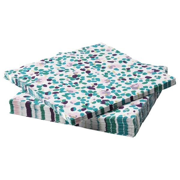 【IKEA/イケア/通販】TACKSAMHET タックサムヘート 紙ナプキン, 模様入り/マルチカラー,…[A](90342886) | 