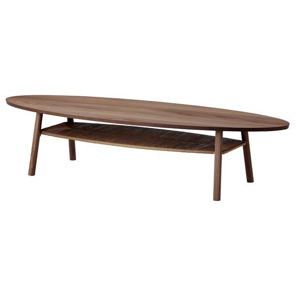 出品25日まで★IKEAストックホルムウォールナット仕上オーバルセンターテーブル IKEA/イケア/通販】STOCKHOLM ストックホルム コーヒーテーブル