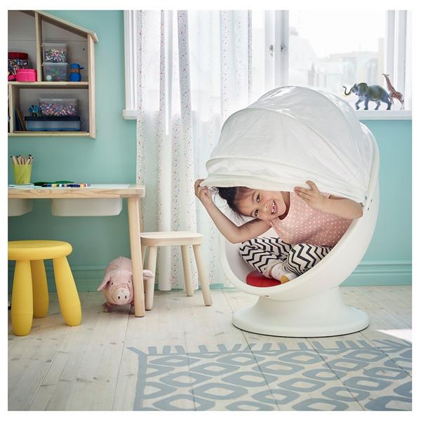 [IKEA/イケア/通販]IKEA PS LOMSK IKEA PS ロムスク 回転パーソナルチェア, ホワイト, レッド[AG](90407137) |  | 01
