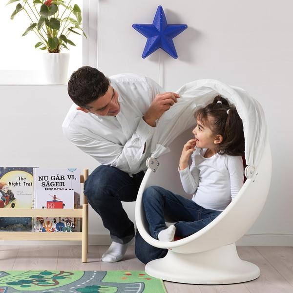 [IKEA/イケア/通販]IKEA PS LOMSK IKEA PS ロムスク 回転パーソナルチェア, ホワイト, レッド[AG](90407137) |  | 03