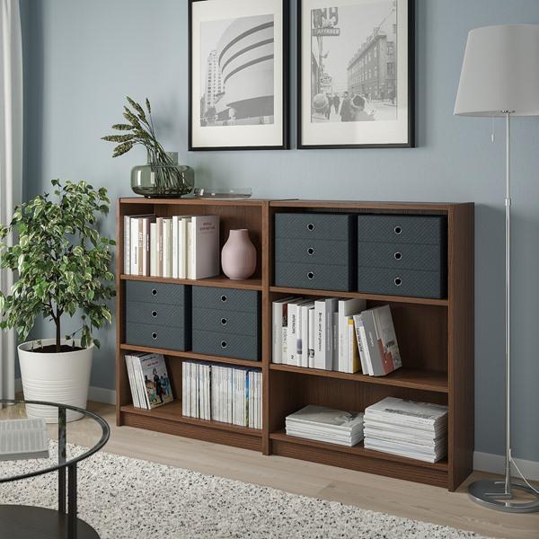 引き出しユニット イケア（IKEA） IKEAダークブラウン木製3段引き出し ブラックブラウン 36x70cm 黒茶 その他