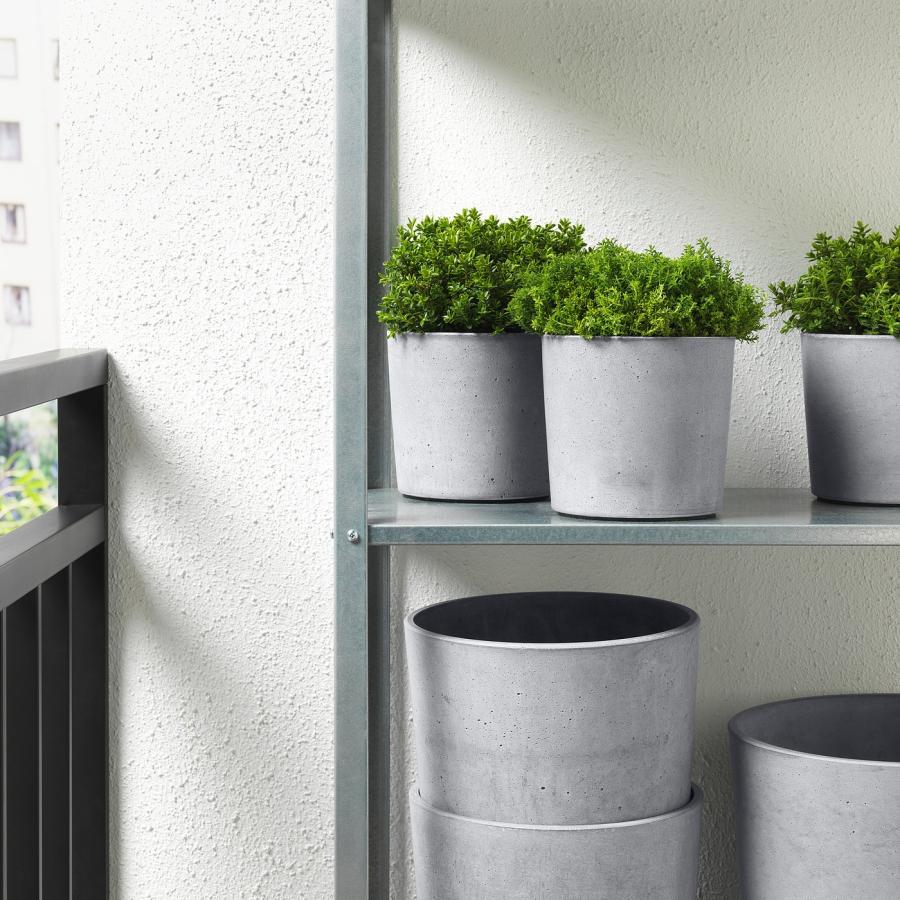 [IKEA/イケア/通販]BOYSENBAR ボイセンベール 鉢カバー, 室内/屋外用 ライトグレー, 12 cm[A](90478728) |  | 02
