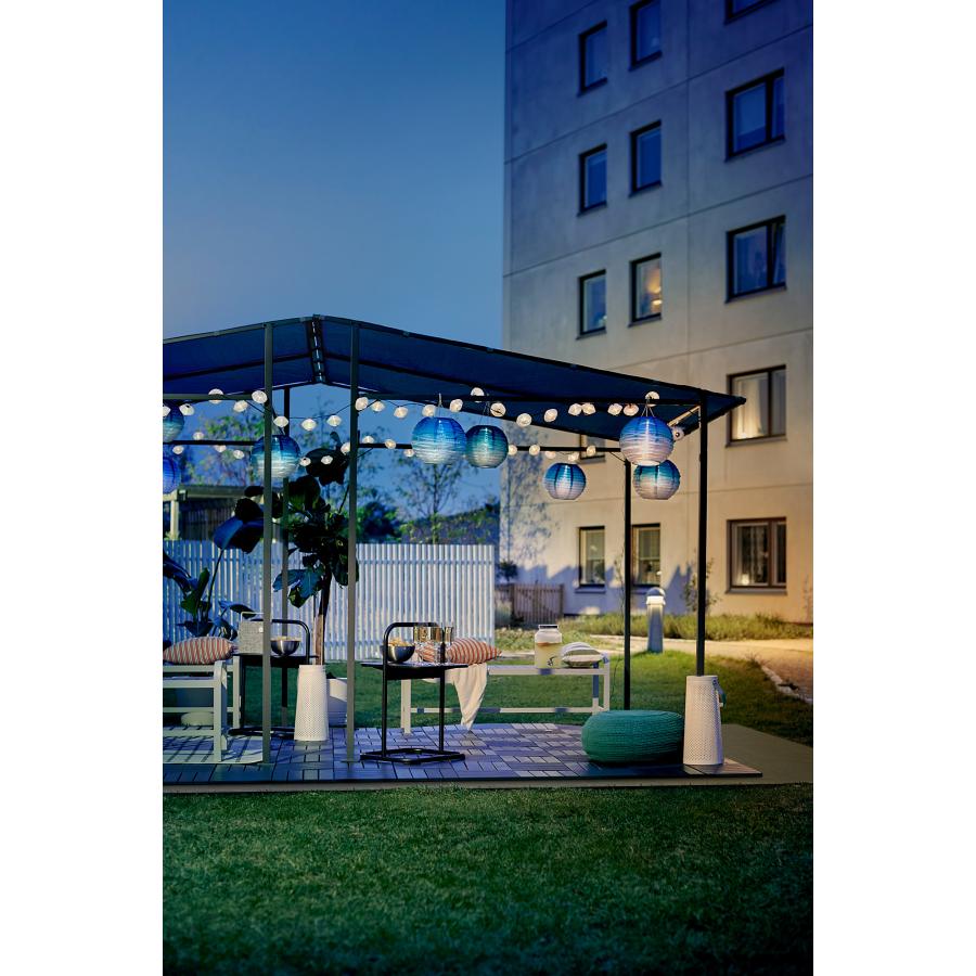 IKEA イケア ガゼボ　ダークグレー GUNNÖN グンノン ガゼボ, ダークグレー/グレー, 238x233 cm - IKEA