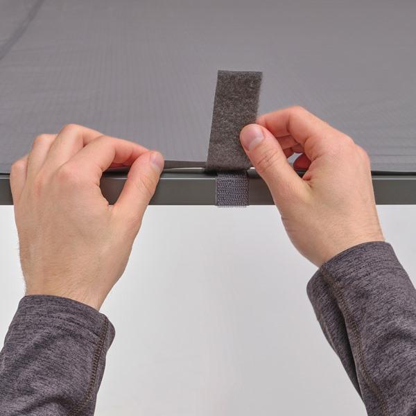 IKEA イケア ガゼボ　ダークグレー GUNNÖN グンノン ガゼボ, ダークグレー/グレー, 238x233 cm - IKEA