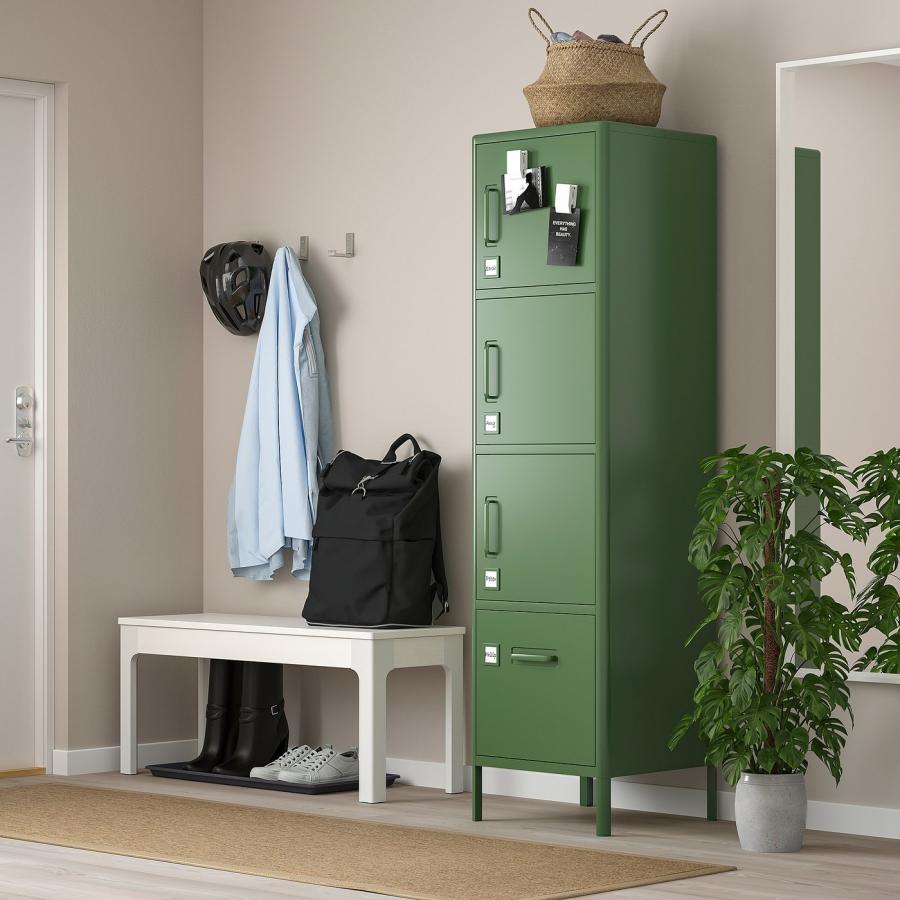 IKEA/イケア/通販]IDASEN イドーセン ハイキャビネット 引き出し＆扉