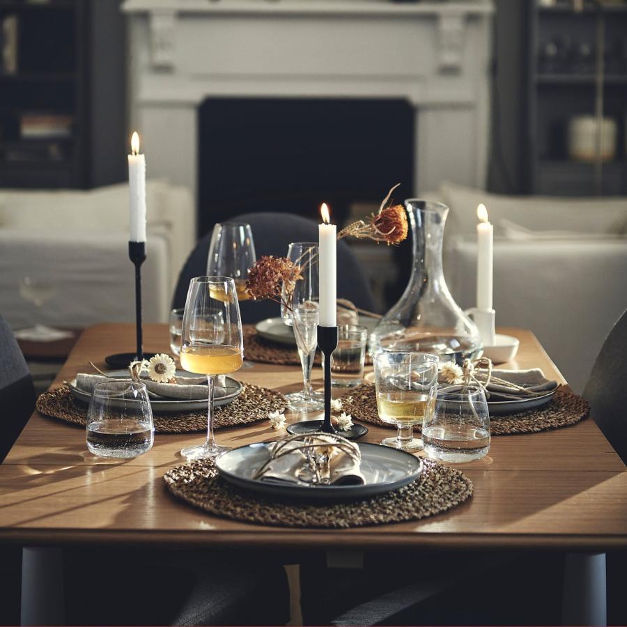 [IKEA/イケア/通販]DANDERYD ダンデリード ドロップリーフテーブル, オーク材突き板/ホワイト, 74/134x80 cm[D](90516122) |  | 06