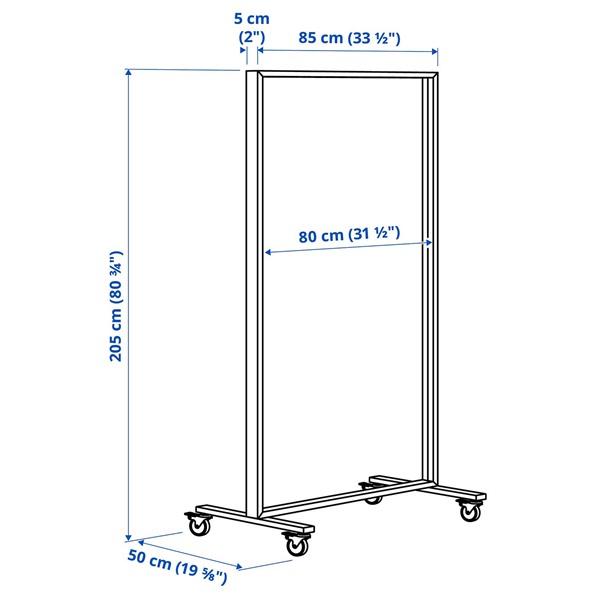 [IKEA/イケア/通販]MITTZON ミッツォーンフレーム キャスター付き, ホワイト,85x205x50 cm[J](90528648) |  | 07