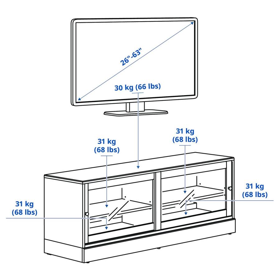[IKEA/イケア/通販]HAVSTA ハーヴスタ テレビ台 台座付き, ホワイト, 160x47x62 cm[G](90529271) |  | 07