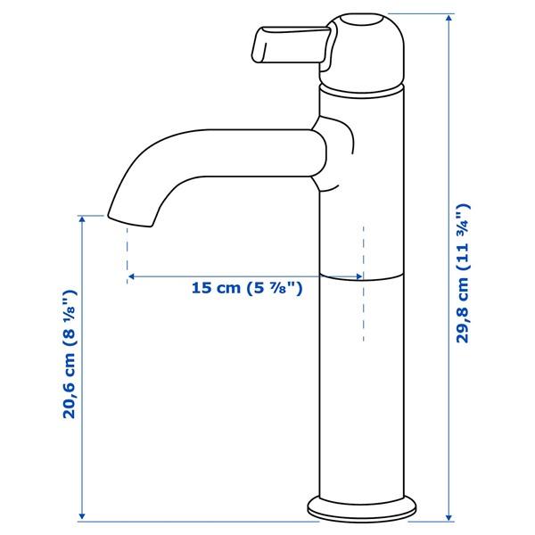 [IKEA/イケア/通販]VOXNAN ヴォクスナン洗面台用混合栓 高, クロムメッキ[B](90533254) |  | 04