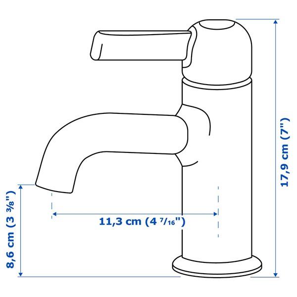 [IKEA/イケア/通販]VOXNAN ヴォクスナン洗面台用混合栓, クロムメッキ[B](90533273) |  | 02