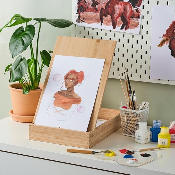 [IKEA/イケア/通販]SOLFAGEL ソルフォーゲルイーゼル＆お絵かきセット 3ピース[B](90544219) |  | 01