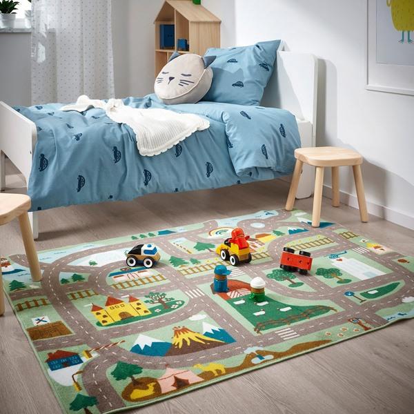 [IKEA/イケア/通販]VALLABY ヴァッラビーラグ, グリーン,100x133 cm[D](90548217) |  | 01