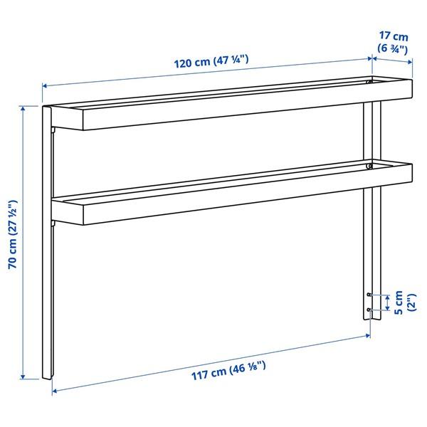 [IKEA/イケア/通販]BATSKAR ボートシェール追加ユニット 棚板付き, 屋外用/ダークグレー,120x70 cm[E](90553398) |  | 04