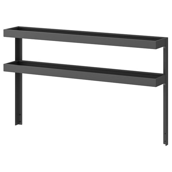 [IKEA/イケア/通販]BATSKAR ボートシェール追加ユニット 棚板付き, 屋外用/ダークグレー,120x70 cm[E](90553398) |  | 05