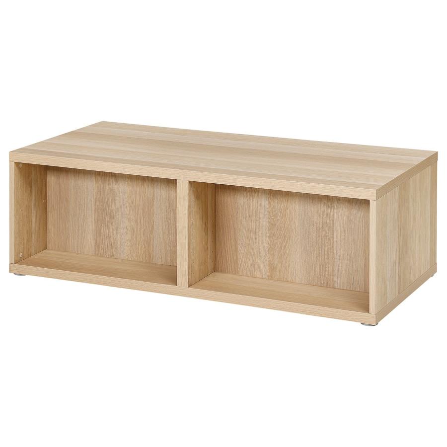 [IKEA/イケア/通販]BESTA ベストー コーヒーテーブル, ホワイトステインオーク調, 120x56x38 cm[DD](90556250) |  | 01