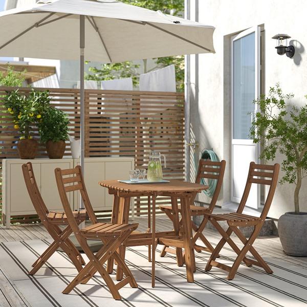 IKEA/イケア/通販]ASKHOLMEN アスクホルメンゲートレッグテーブル 屋外
