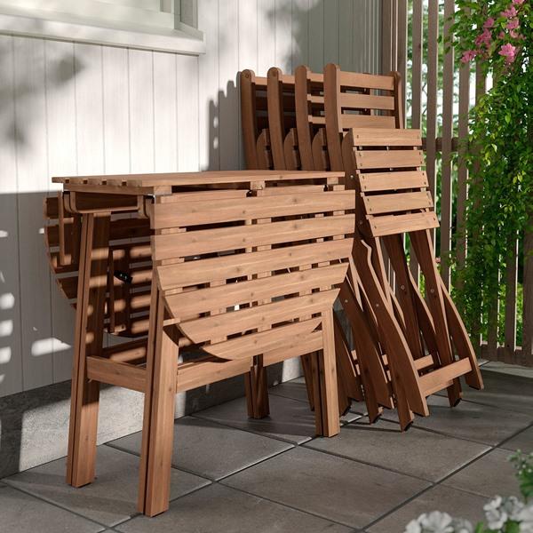 IKEA/イケア/通販]ASKHOLMEN アスクホルメンゲートレッグテーブル 屋外