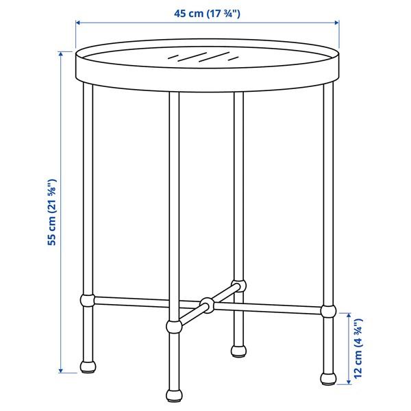 [IKEA/イケア/通販]TORSJO トールショーサイドテーブル, ゴールド調/ガラス,45 cm[D](90590409) |  | 05