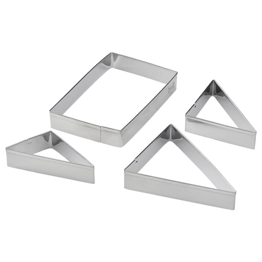 [IKEA/イケア/通販]LATTBAKAD レットバーカド クッキーの抜き型4点セット, ステンレススチール[A](90590428) | 