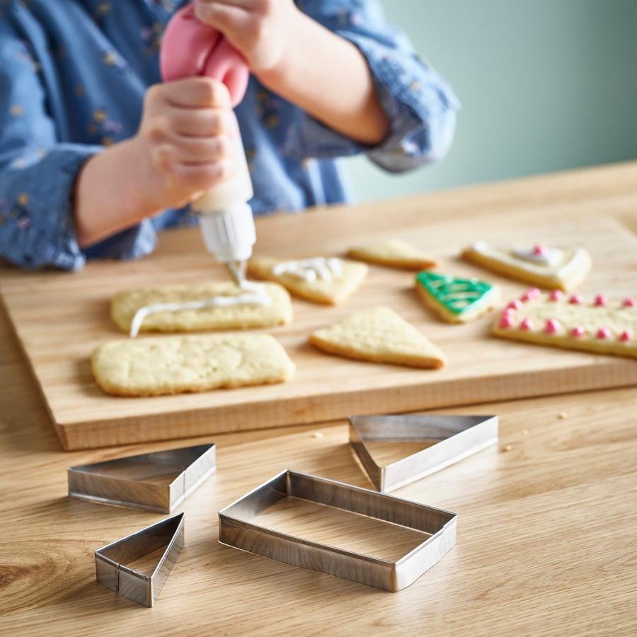 [IKEA/イケア/通販]LATTBAKAD レットバーカド クッキーの抜き型4点セット, ステンレススチール[A](90590428) |  | 02