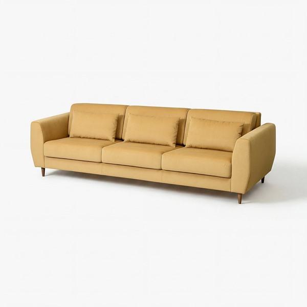 [IKEA/イケア/通販]SLATORP スラトルプ3人掛けソファ, ハーケボ イエローブラウン[LL](90594389) | 